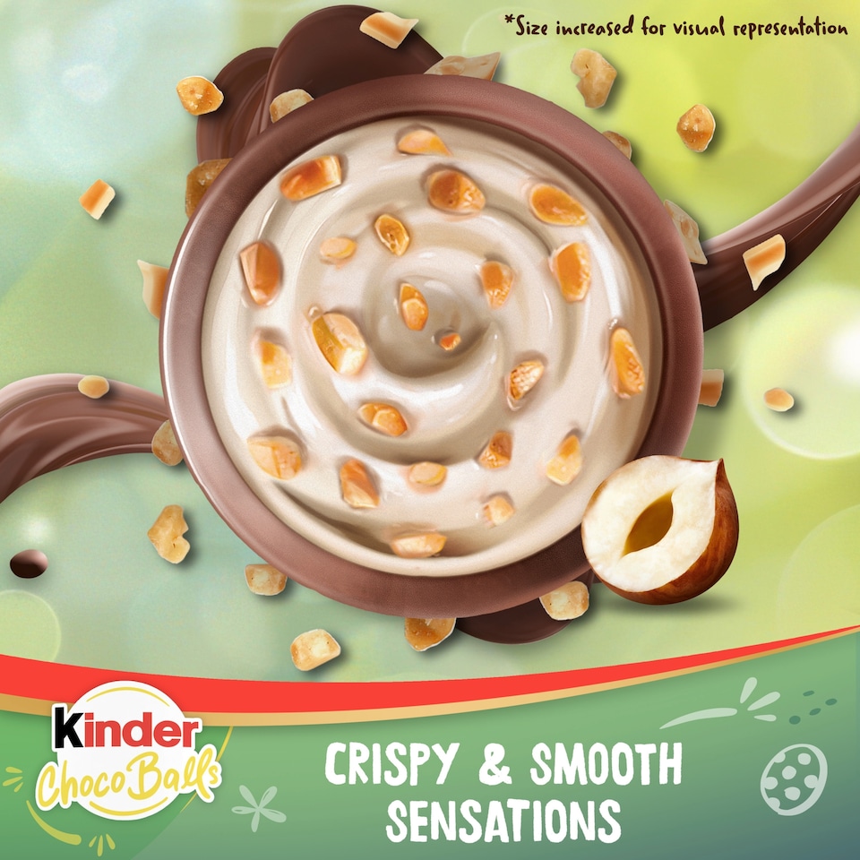 image 1 of Kinder Choco Balls Milk & Hazelnut Sensation 11 Pieces 90g