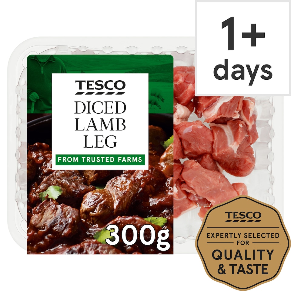 Tesco Lamb Diced Leg 300G