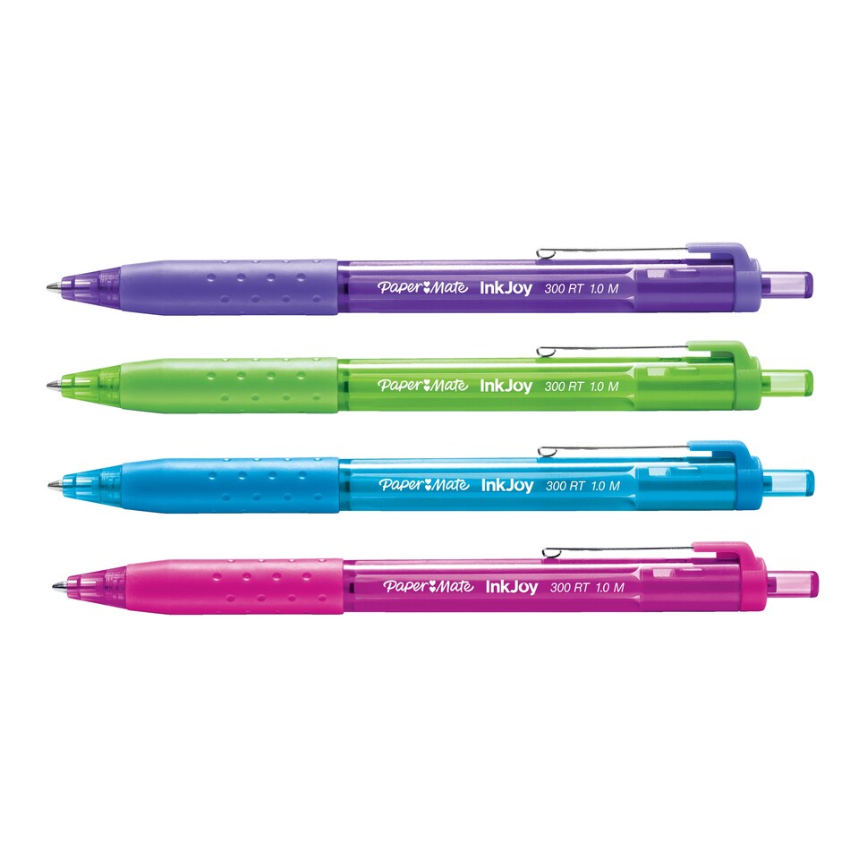 image 1 of Paper Mate InkJoy 300 Ballpoint Pens, Assorted, 4 Count