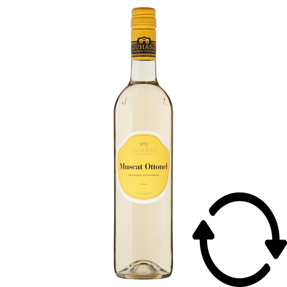 Juhász Felső-Magyarországi Muscat Ottonel félédes fehérbor 11,5% 750 ml  1. kép