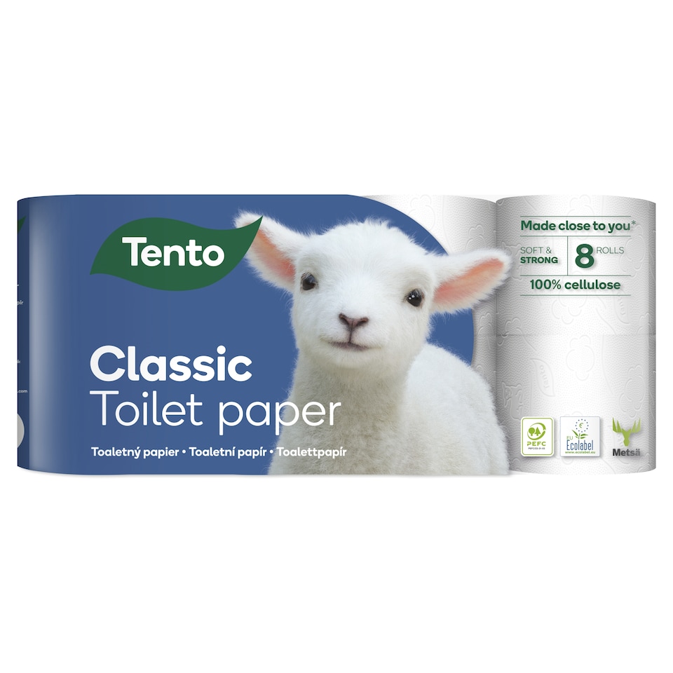 obrázok 1 z Tento Classic toaletný papier 3 vrstvy 8 kotúčov