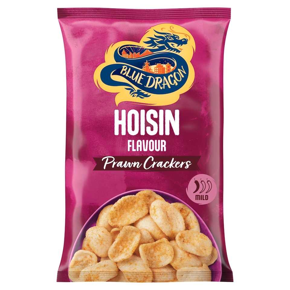 Blue Dragon Hoisin Flavour Prawn Crackers 70g