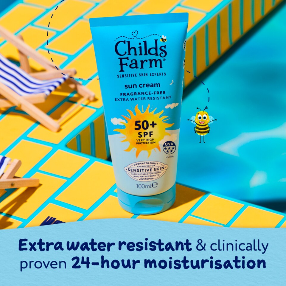 image 1 of Childs Farm SPF50 Sun Cream Fragrance Free 100ml