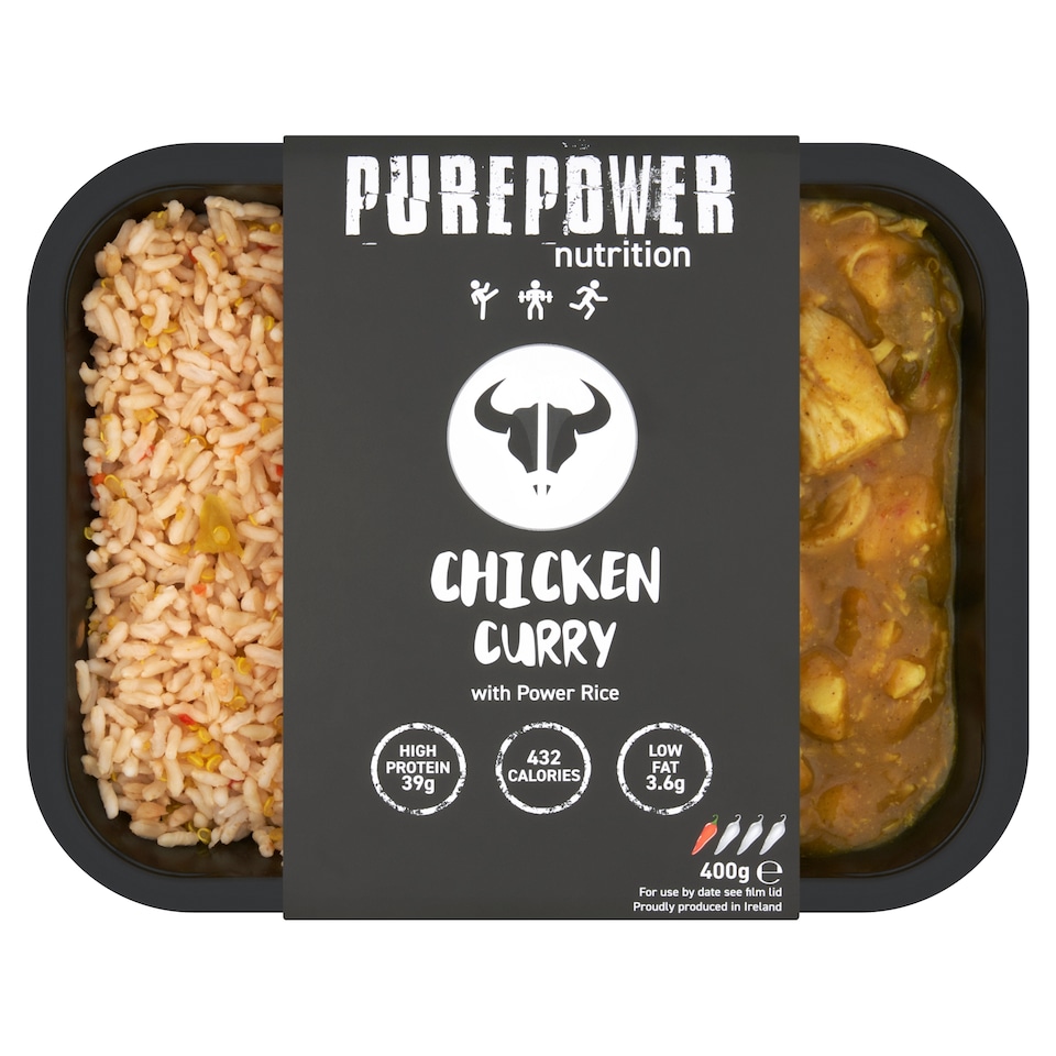 Purepower Chicken Curry With Rice 400G