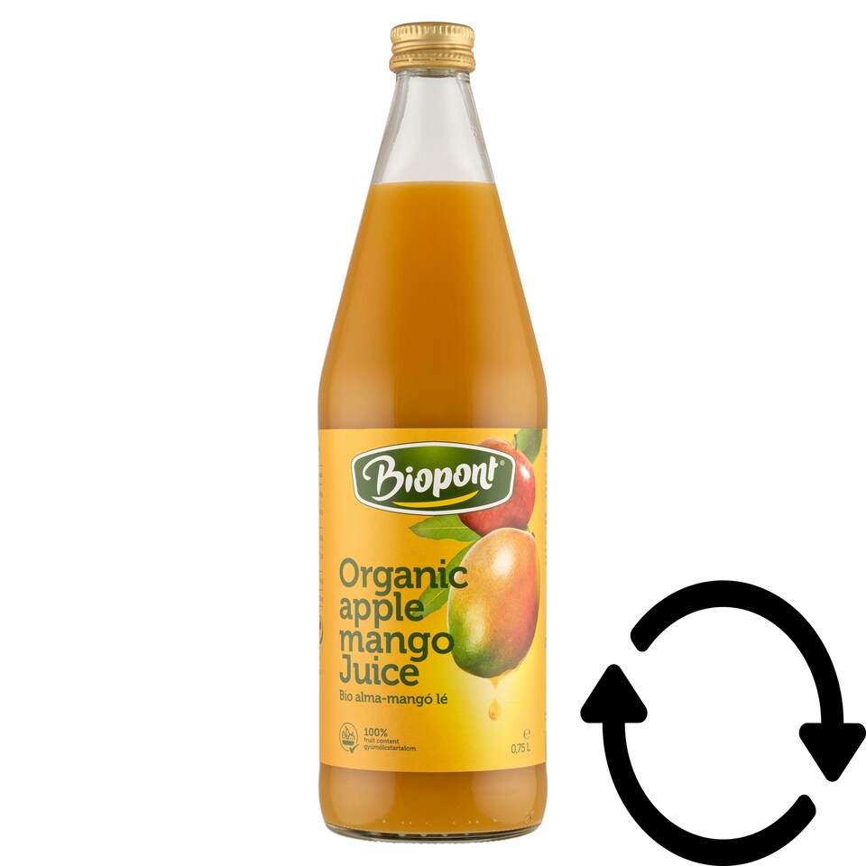 Biopont Organic Apple Mango Juice 0,75 l