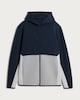 image 4 of F&F Active Tech Sport Regular Fit Colour Block Zip Through Hoodie in Navy