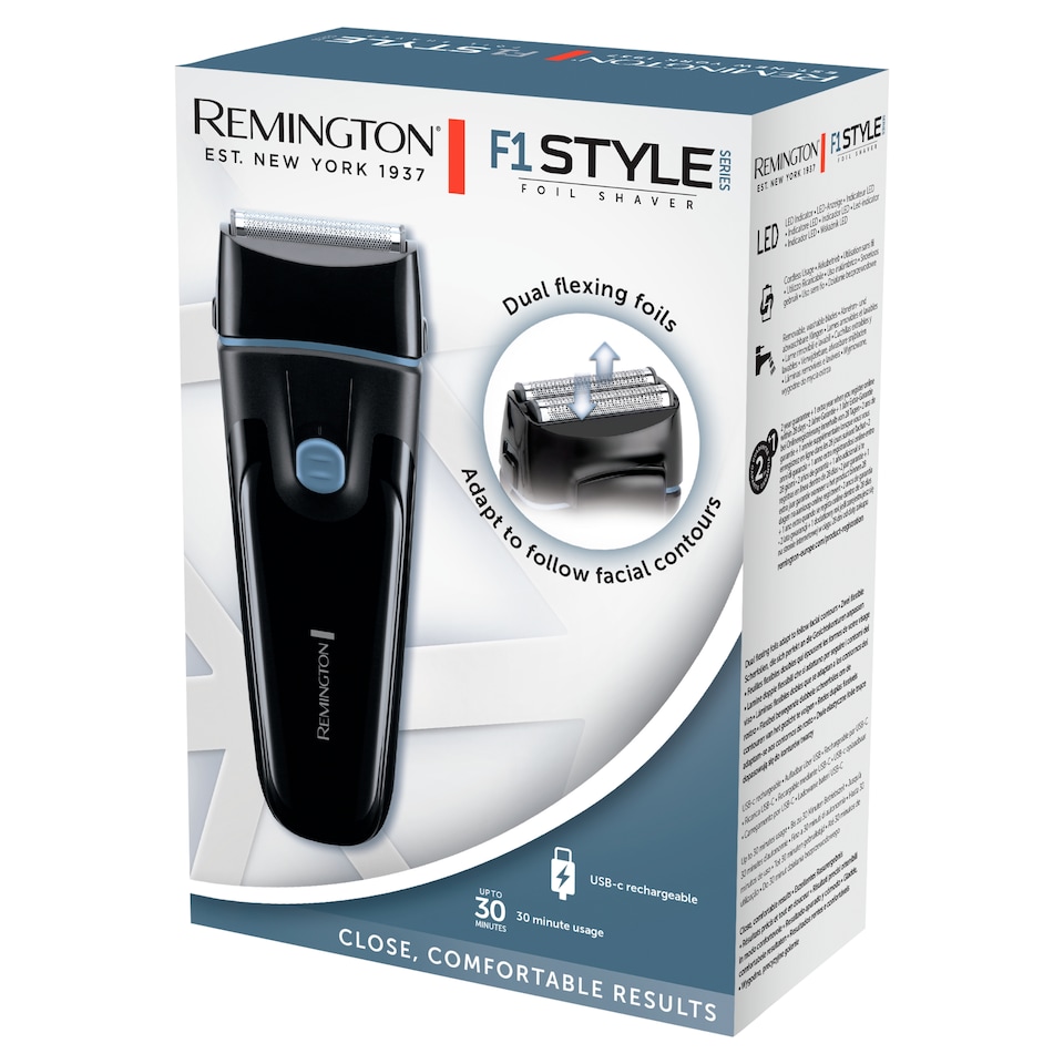 REMINGTON F1 STYLE SERIES FOIL SHAVER F1000