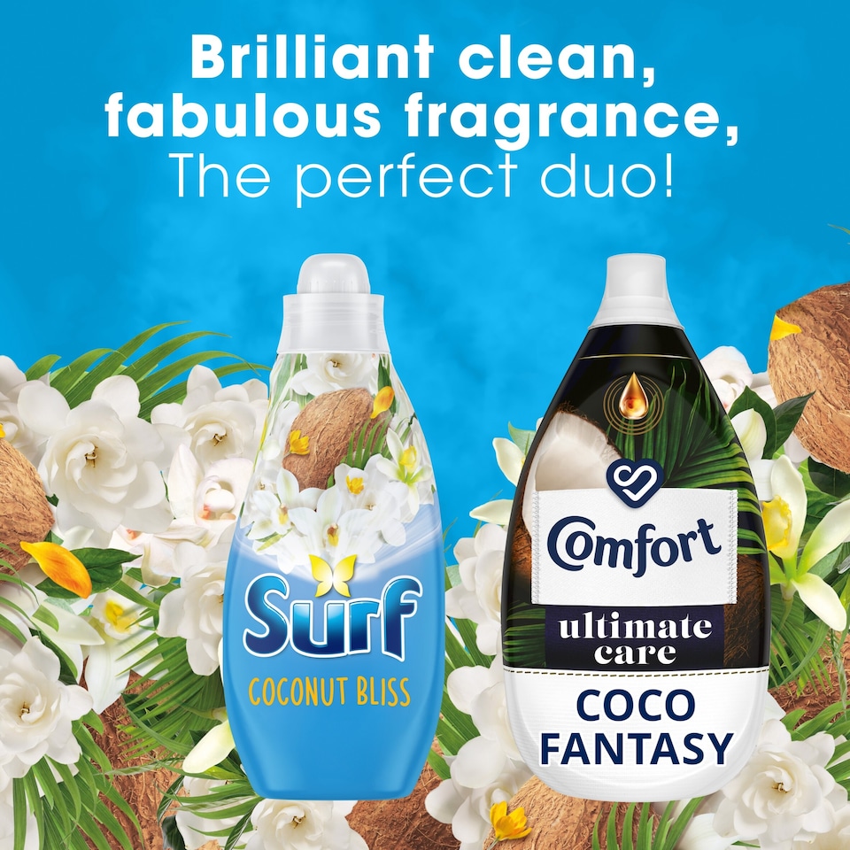 image 1 of Surf Coconut Bliss Liquid Laundry Detergent 24 Washes 648ml