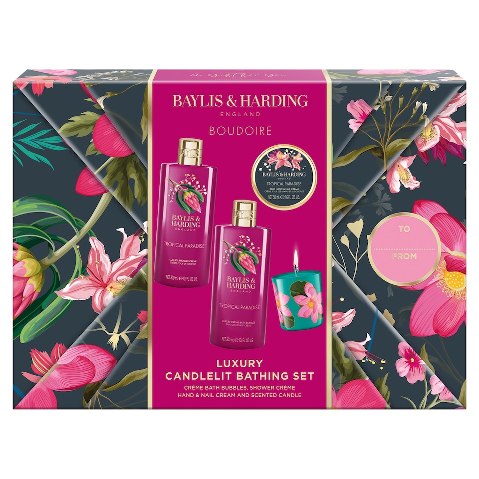 image 1 of Baylis & Harding Boudoire Luxury Candlelit Bathing Gift Set