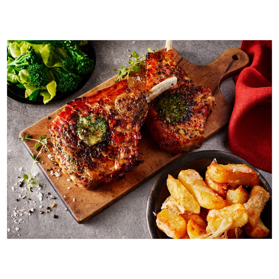 image 1 of Tesco Finest French Trimmed Pork Cutlets