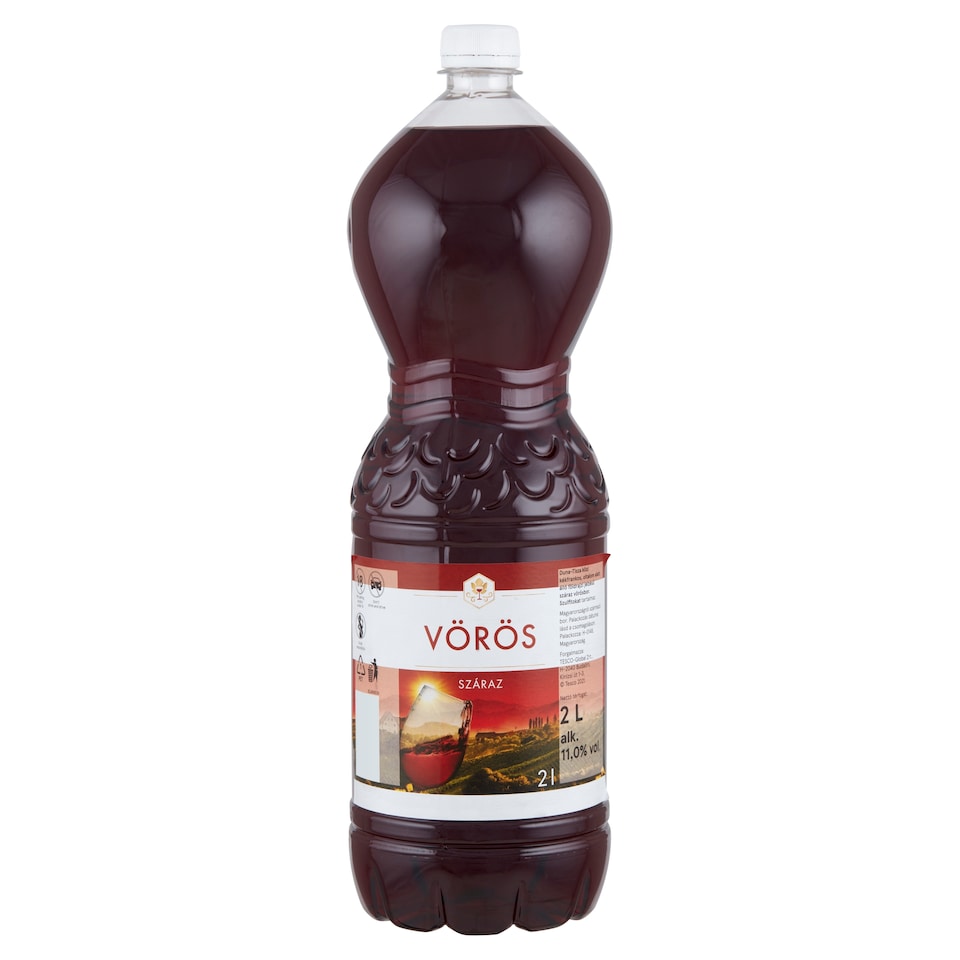 Tesco Vino száraz vörösbor 2 l