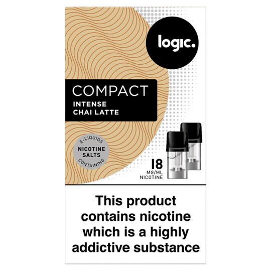 Logic Compact Intense 2 x Caps Chai Latte Tesco Groceries