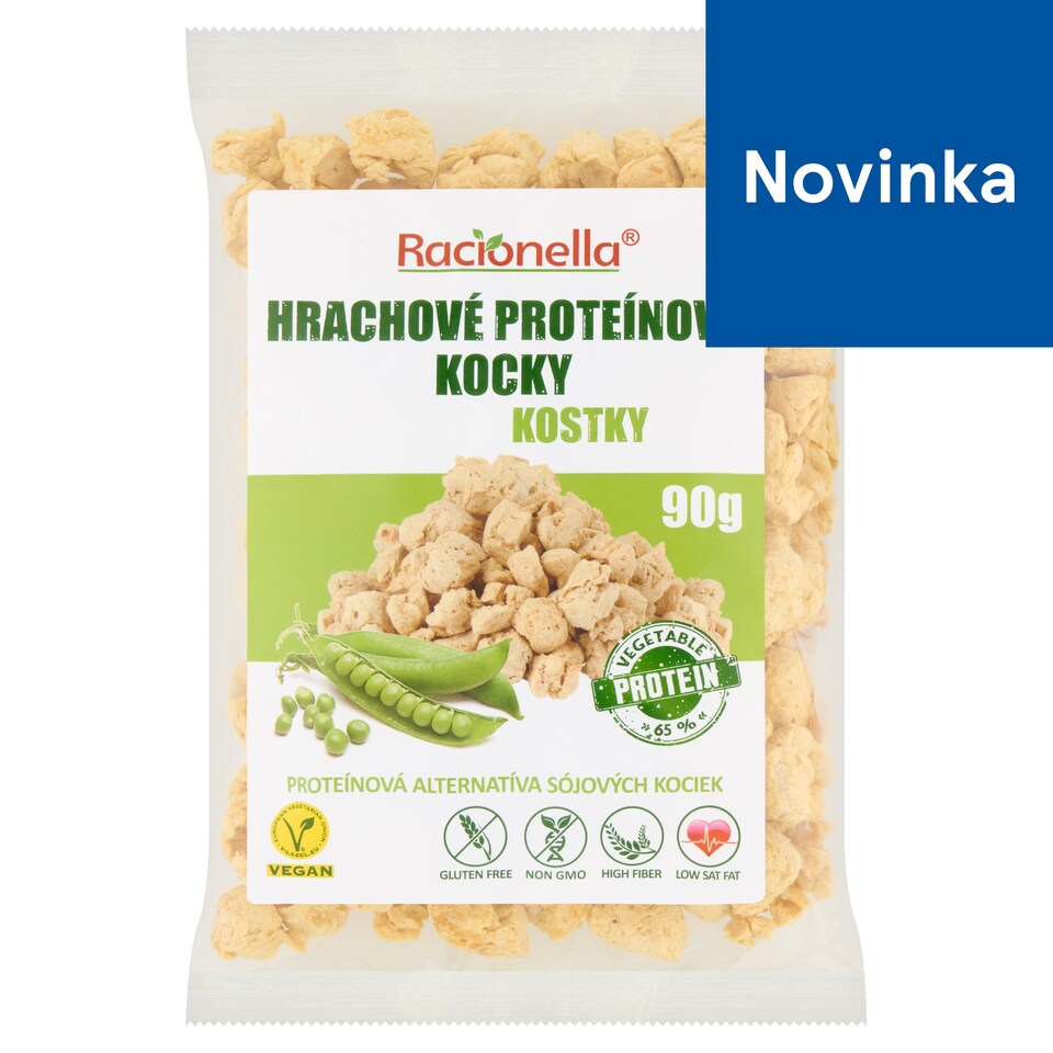 Racionella Hrachové proteínové kocky 90 g