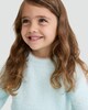 image 1 of F&F Girls 2-Piece Fluffy Knitted Jumper and Skirt Set in Cream