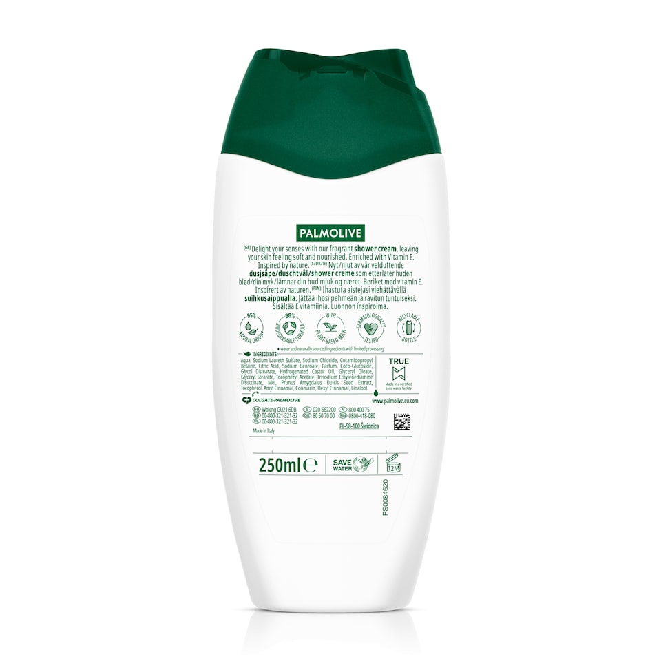 image 1 of Palmolive Naturals Shower Cream - Milk & Honey 250ml