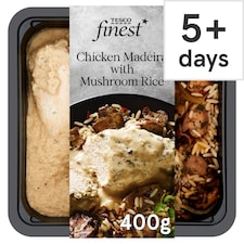 Tesco Finest Chicken Madeira & Mushroom Rice 400G