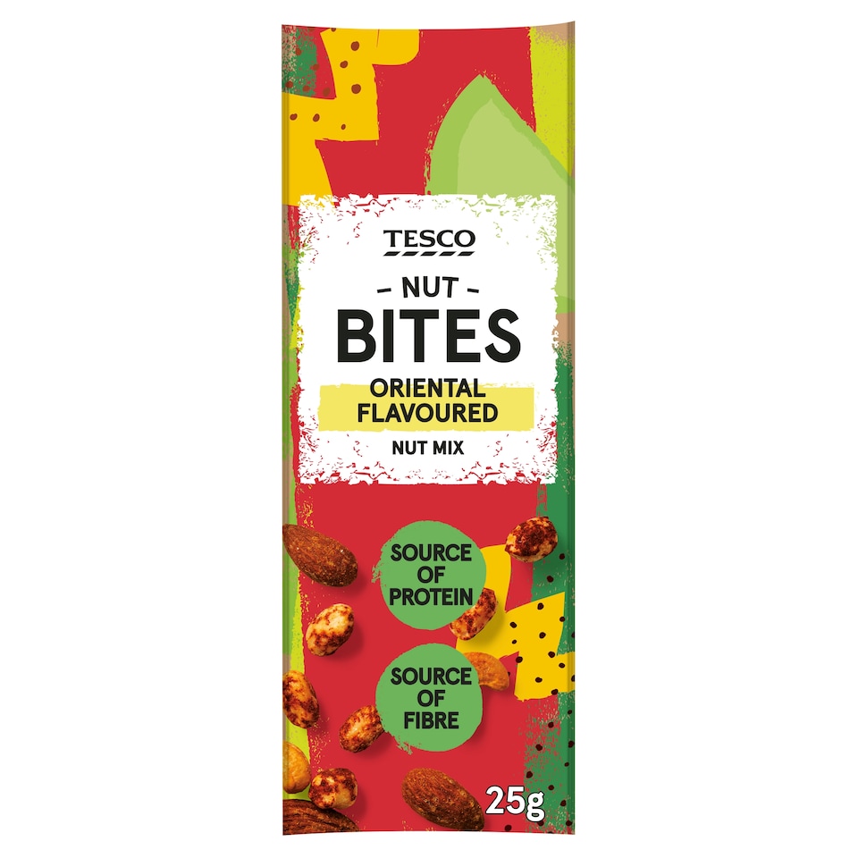 Tesco Oriental Flavoured Nut Mix 25G