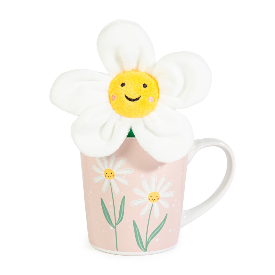 Carte Blanche Mother's Day Daisy Mug & Plush
