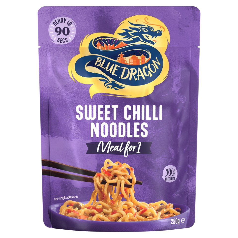 Blue Dragon Sweet Chilli Noodles Ready Meal 250g