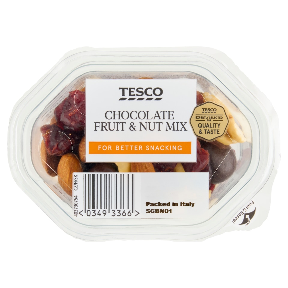 Tesco Chocolate Fruit & Nut Mix 60 g