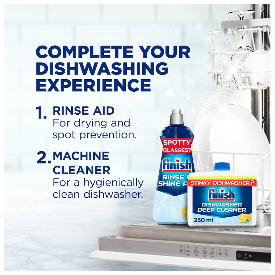image 1 of Finish All In One Max Lemon 60 Dishwasher Tablets