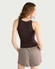 image 3 of F&F Cotton Rich Contour Ribbed Secret Support Vest in Brown