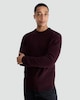 image 2 of F&F Lambswool Knitted Crew Neck Jumper in Burgundy