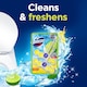 image 3 of Domestos Power 5 Toilet Rim Block Freshener Lime 2x 50g