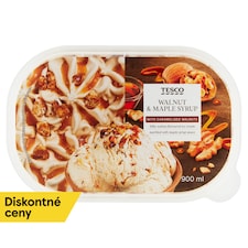 Tesco Walnut & Maple Syrup Ice Cream with Caramelised Walnuts 900 ml