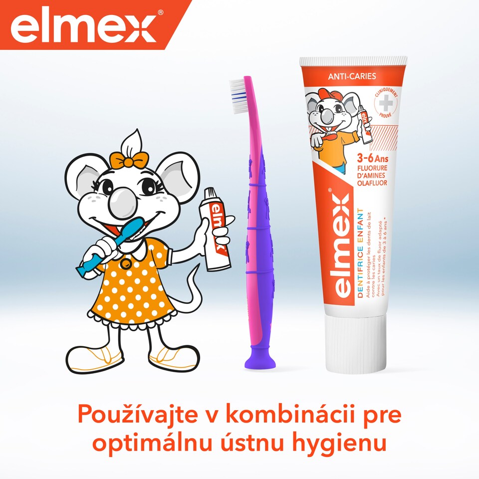 image 1 of elmex® Soft Toothbrush for Children 3-6 Years