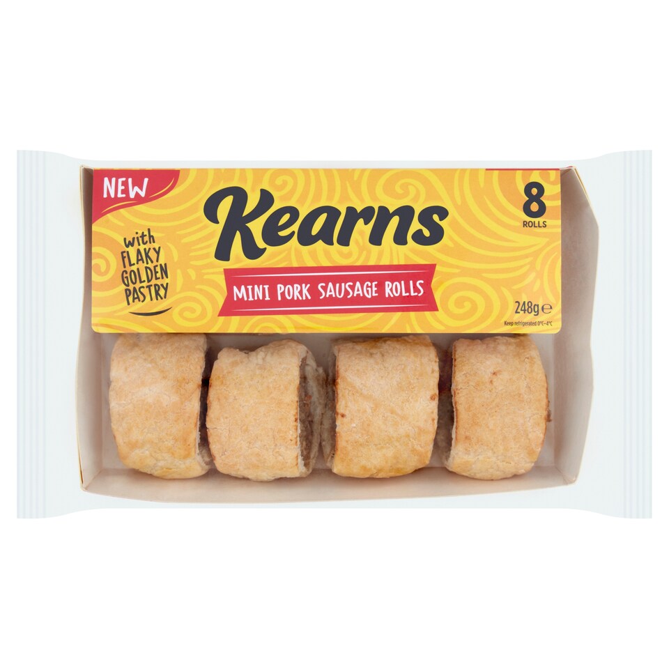 Kearns 8 Mini Pork Sausage Rolls 248G