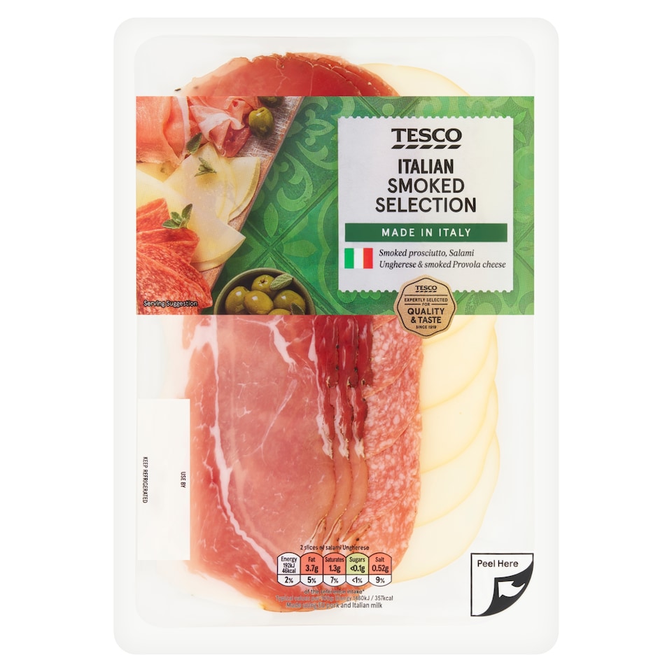 Tesco Italian Inspired Smoked Selection 120G