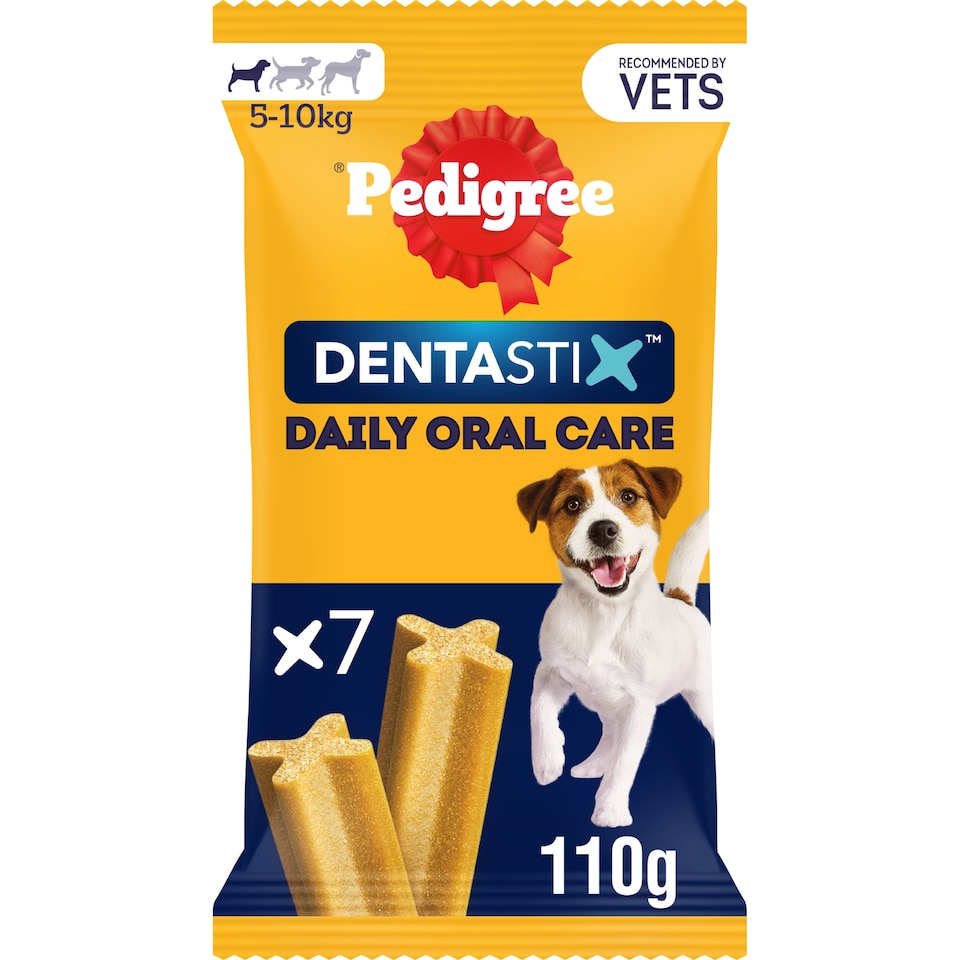 image 1 of Pedigree Dentastix Daily Small Dog Treats 7 Dental Sticks