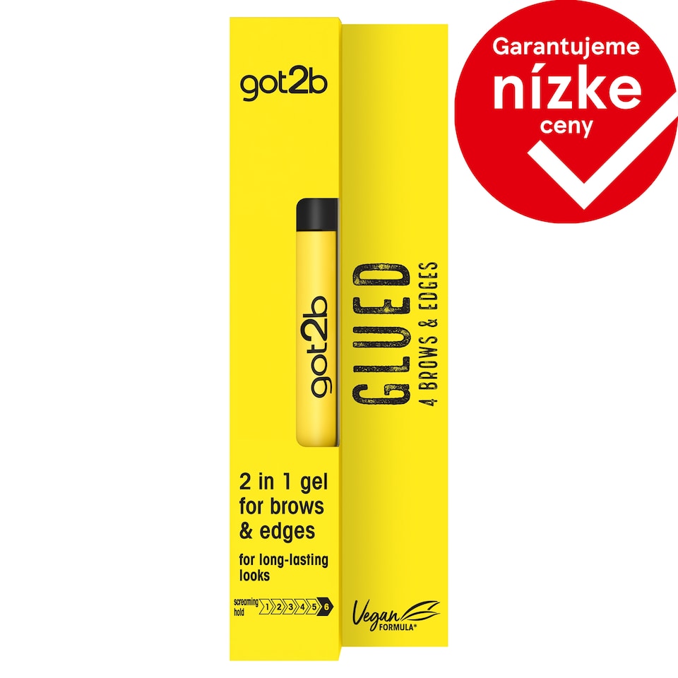 obrázok 1 z got2b Glued 4 Brows & Edges gél na obočie a baby vlásky 2v1 16 ml