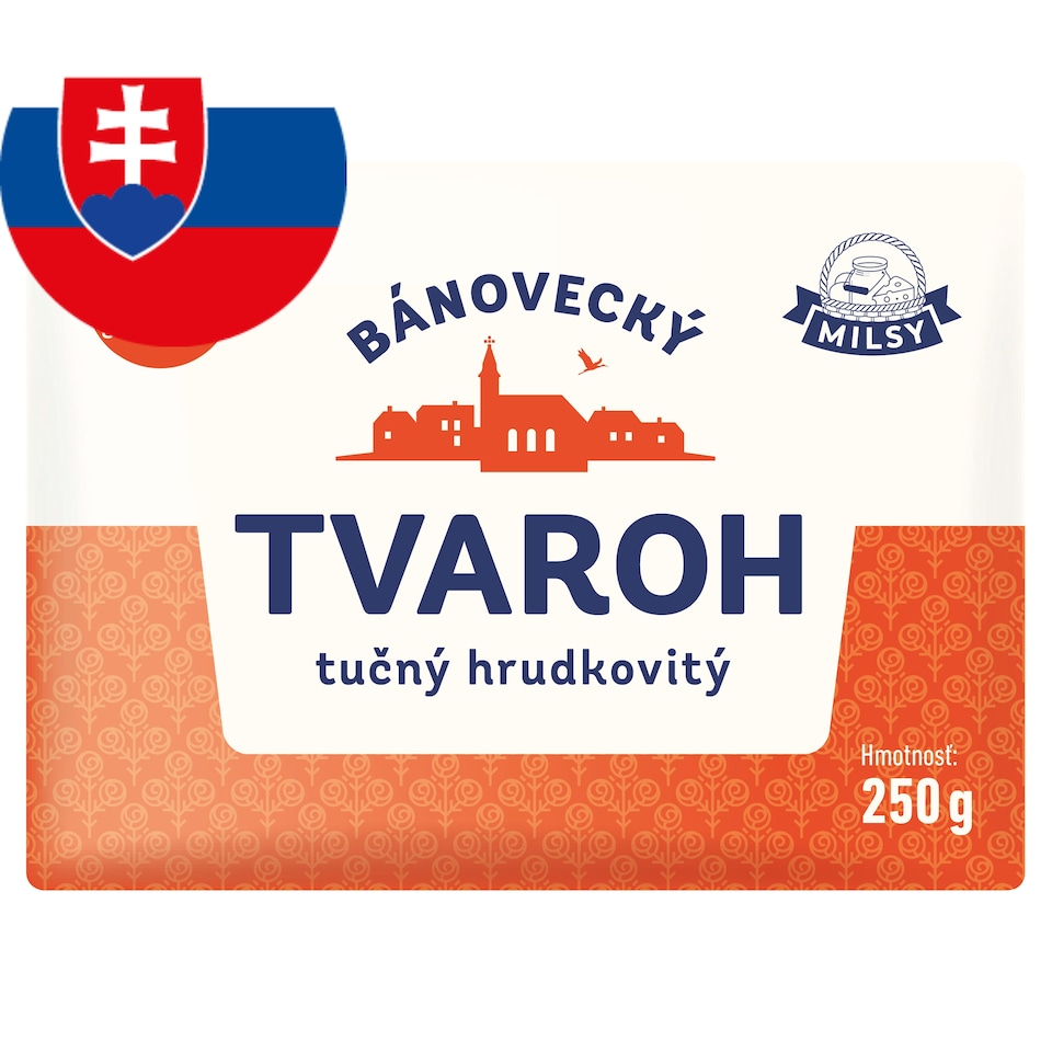 Milsy Bánovecký Fat Lumpy Curd 250 g