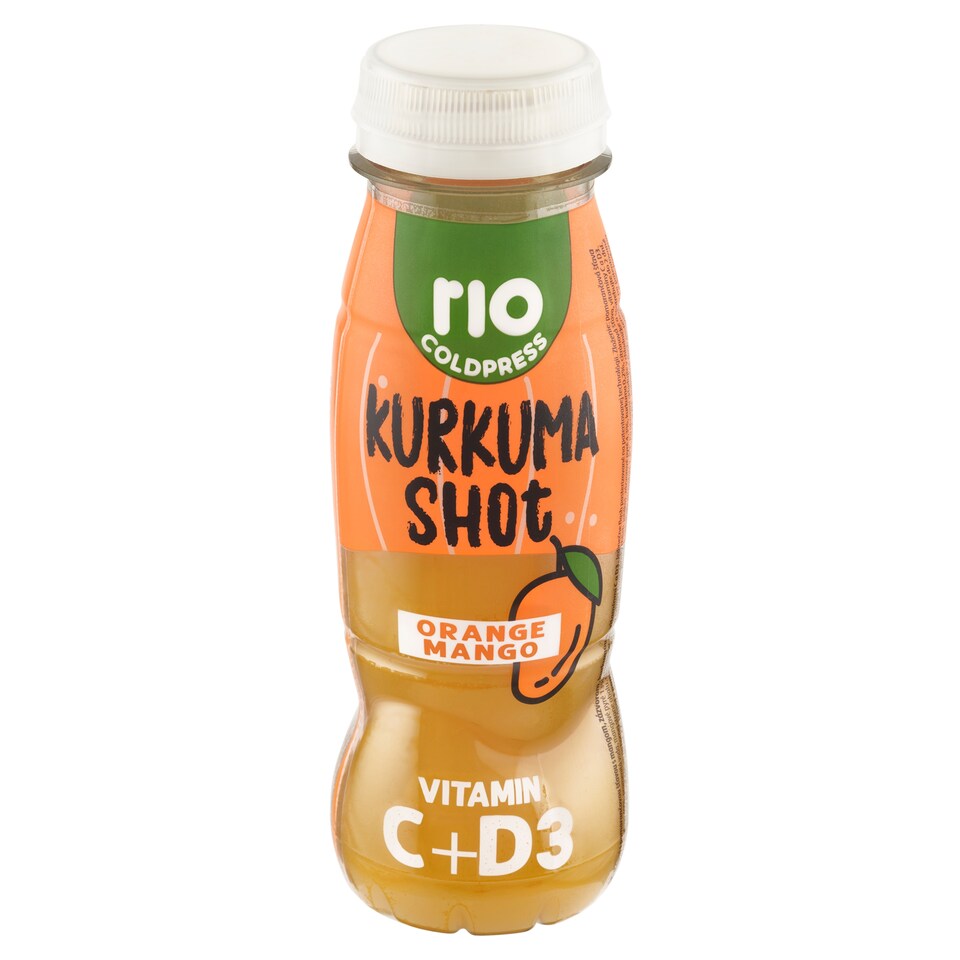 Rio Cold Press Kurkuma Shot Orange Mango 180ml