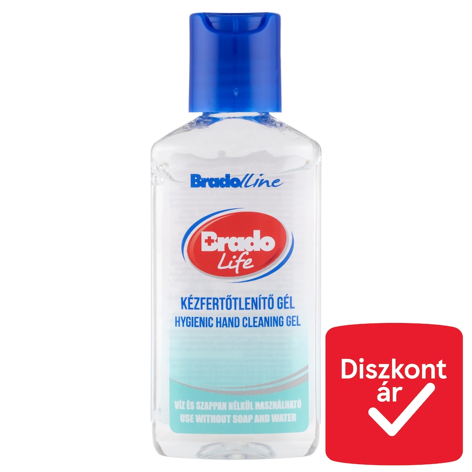 Brado Life kézfertőtlenítő gél 50 ml  1. kép