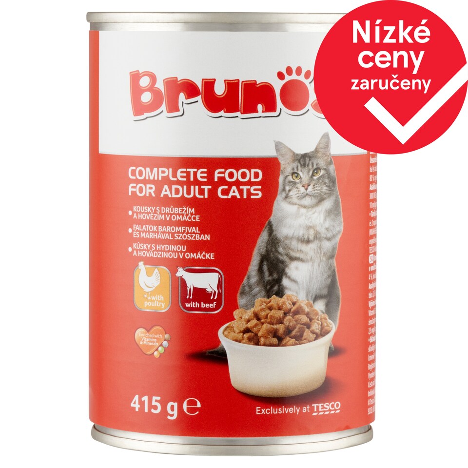 Brunos Kompletní krmivo pro dospělé kočky 415g