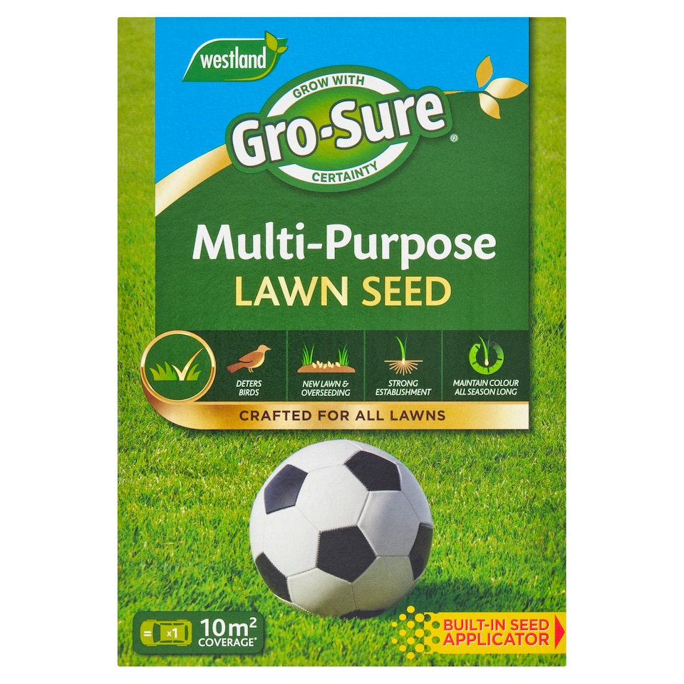 Westland Gro-Sure Multi-Purpose Lawn Seed 10m2 300g Box