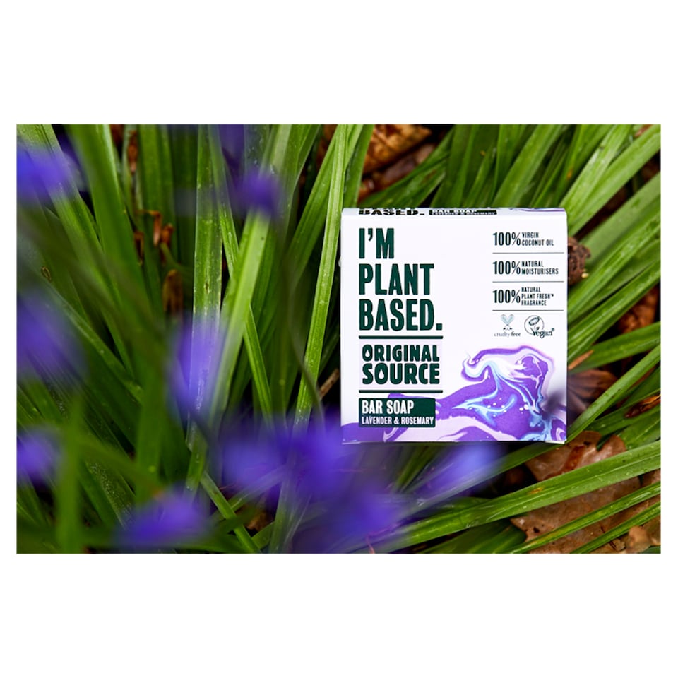 image 1 of Original Source Plant-Based Lavender & Rosemary Bar Soap 100G