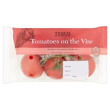 Tesco Tomatoes On The Vine 380G