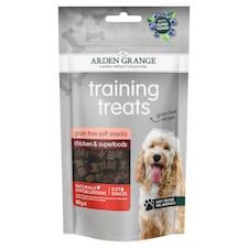 Arden Grange Grain Free Dog Training Treats with chicken & superfoods 80g