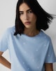 image 3 of F&F Pure Cotton Heart Pyjama Set in Multi Blue