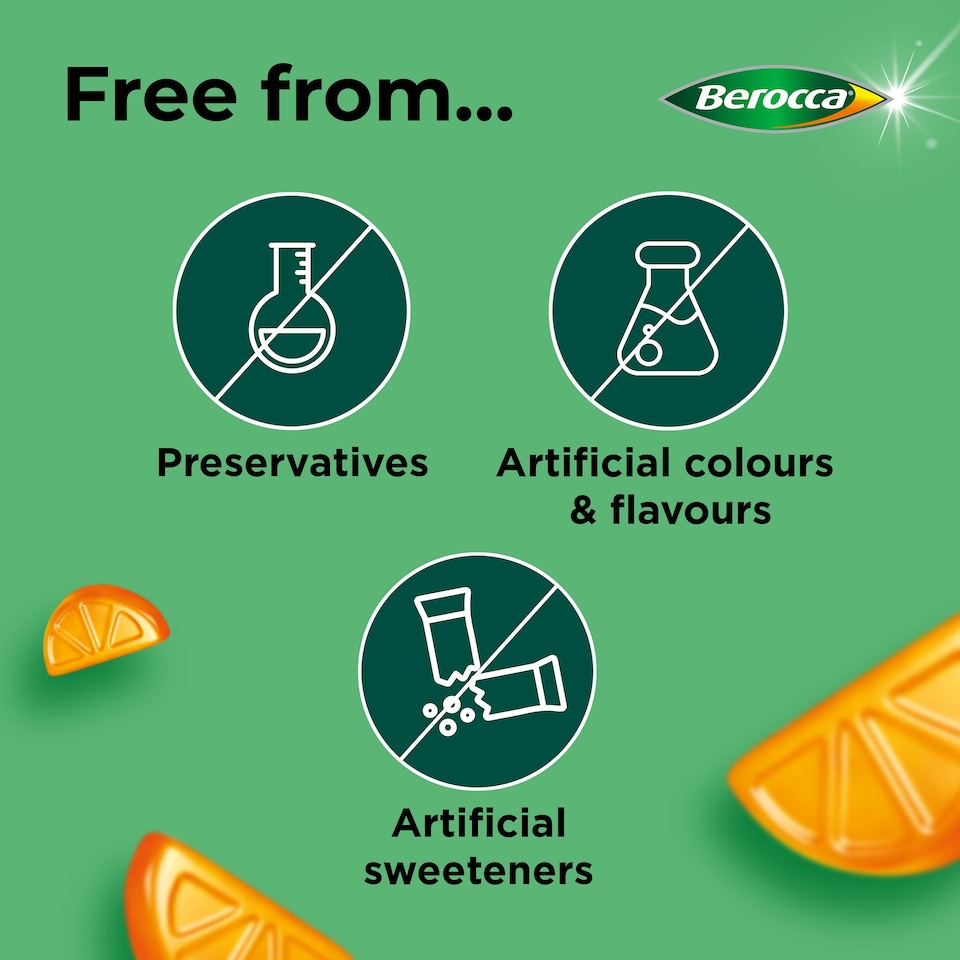 image 1 of Berocca Immuno Orange Gummies - Immune Support 60s