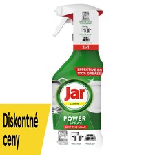 Jar Power Spray, 3 V 1, Viacúčelový Sprej Na Kuchyňu A Riad, Citrónová Vôňa, 500 ml