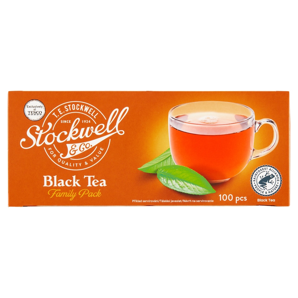 Stockwell & Co. Black Tea 100 Tea Bags 150 g