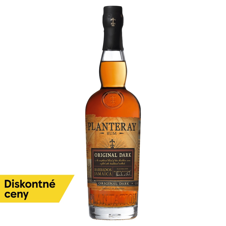 Planteray Original Dark rum 40% 0,7 l