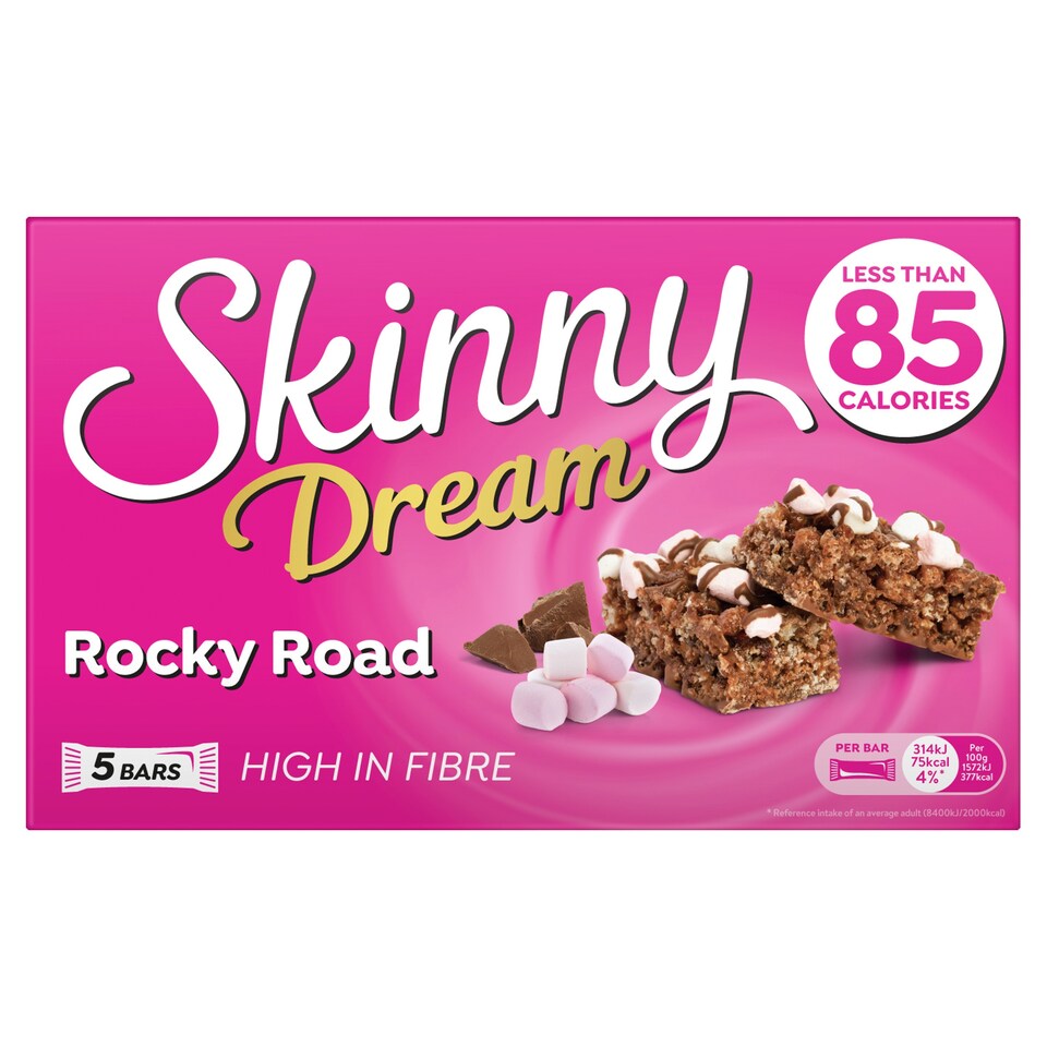 Skinny Dream Rocky Road Bars 5X20g