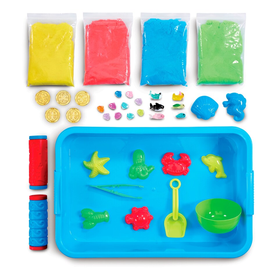 image 1 of Addo Sand Sational Sensory Sea Tub Playset