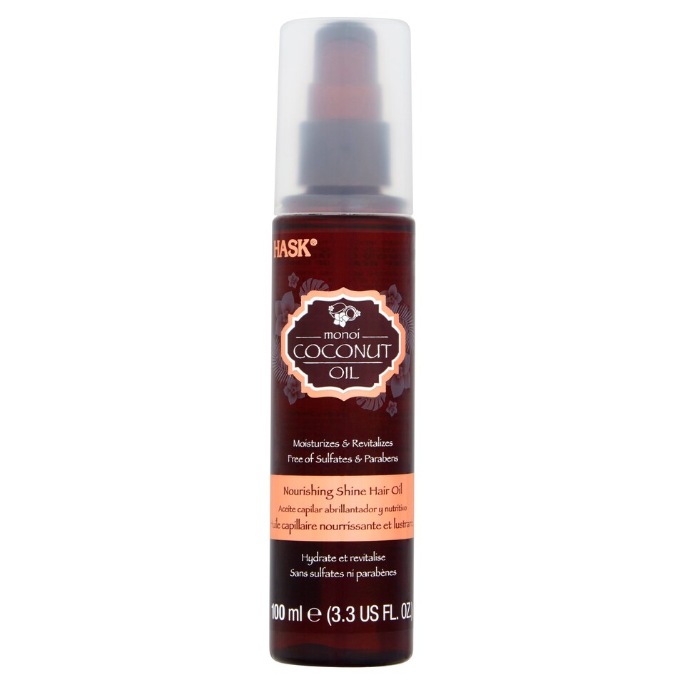 Hask Monoi Coconut Repairing Shine Oil 100Ml